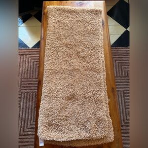 NWT GAP Brown Plush Shaggy Rug Scarf